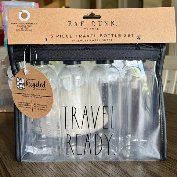 RAE DUNN 5 Piece TRAVEL SET - Picture 2 of 9